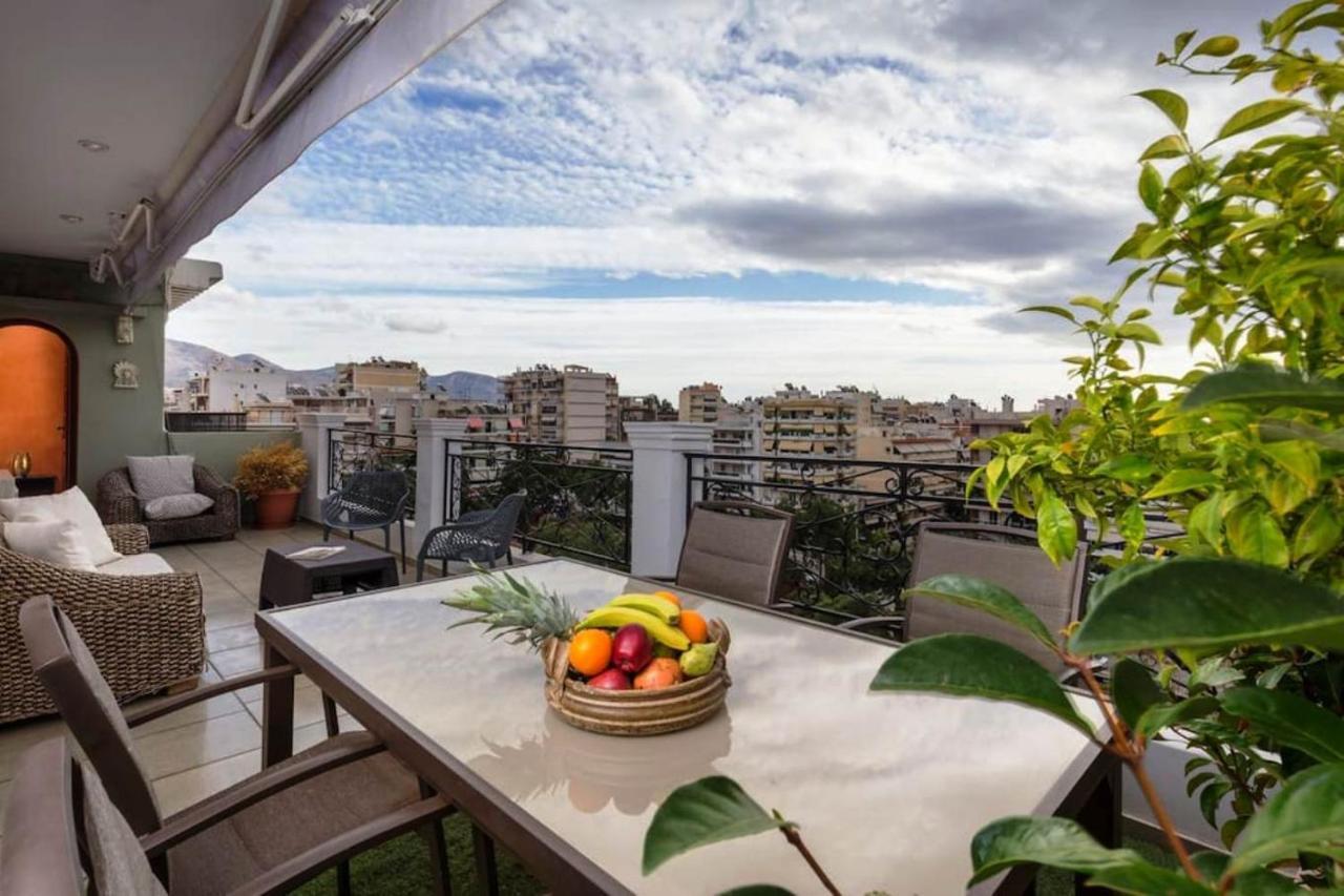 165 Sm Penthouse Maisonette Apartment Athén Kültér fotó