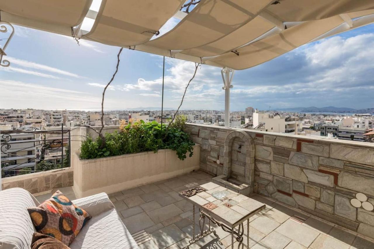 165 Sm Penthouse Maisonette Apartment Athén Kültér fotó
